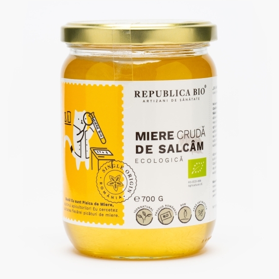 Miere crudă de salcâm ecologică 700g