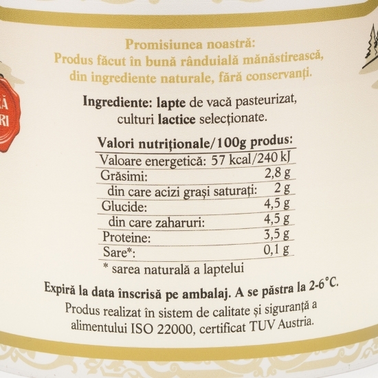 Iaurt Bun 2.8% grăsime, 900g
