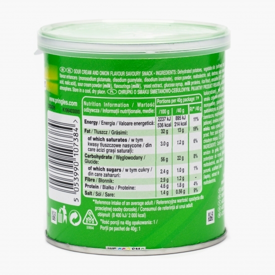 Chipsuri din cartofi cu aromă de smântână și ceapă 40g