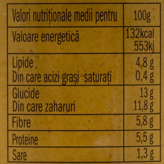 Muștar cu aromă de coniac 190g