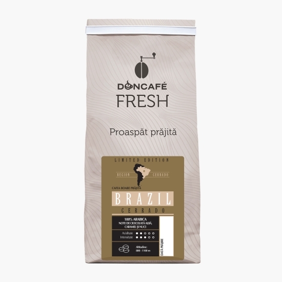 Cafea boabe de origine Brazilia Cerrado proaspăt prăjită 250g 