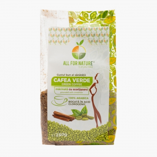 Cafea verde măcinată cu scorțișoară 250g
