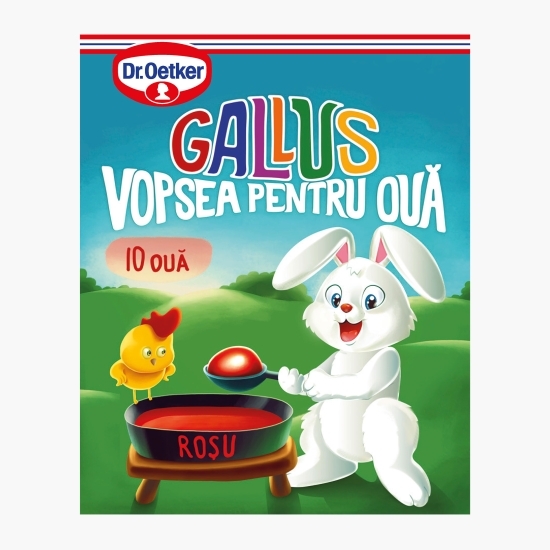 Vopsea roșie pentru ouă (10 ouă), 7g