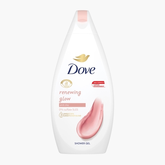 Gel de duș Renewing Glow cu argilă roz 450ml