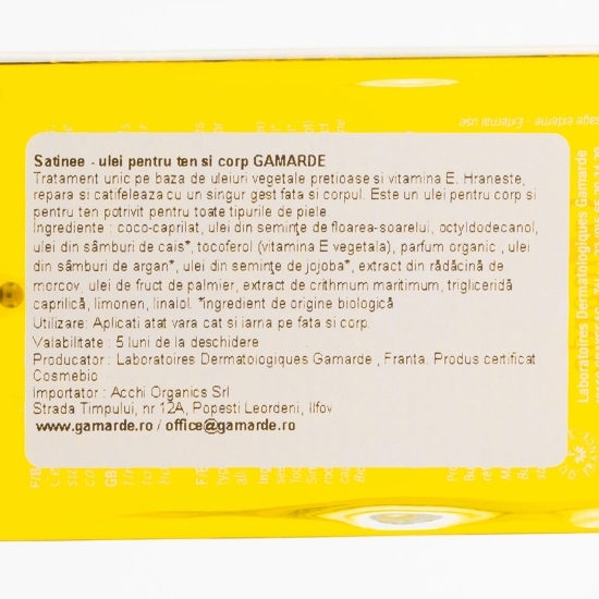Ulei bio pentru corp și ten 100ml