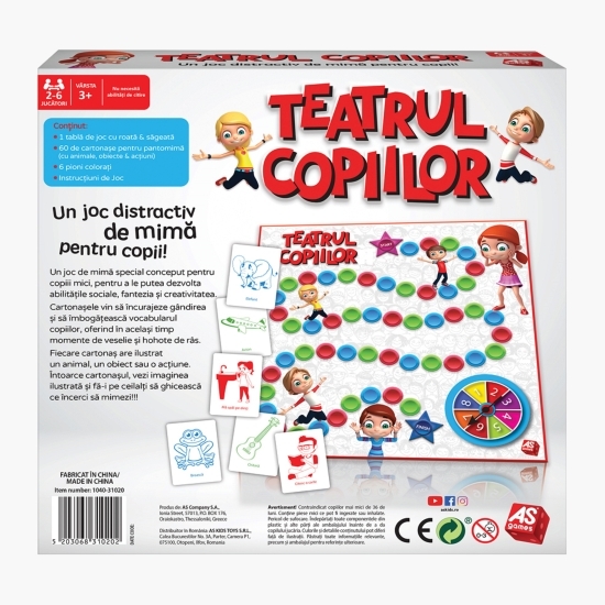 Joc de societate-Teatrul copiilor 3+ ani