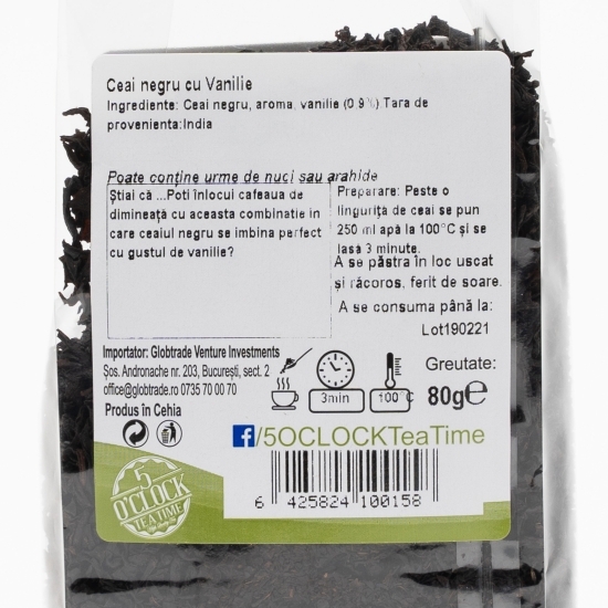 Ceai negru cu vanilie 80g