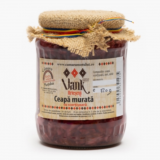 Ceapă murată cu scorțișoară în oțet 720g