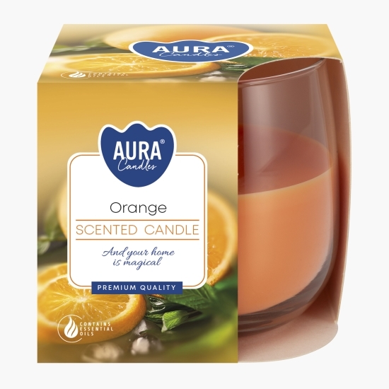 Lumânare parfumată în pahar - Portocală