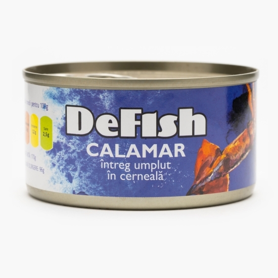 Calamar întreg umplut în cerneală 170g
