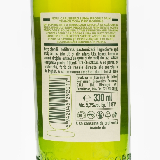 Bere blondă sticlă 0.33l