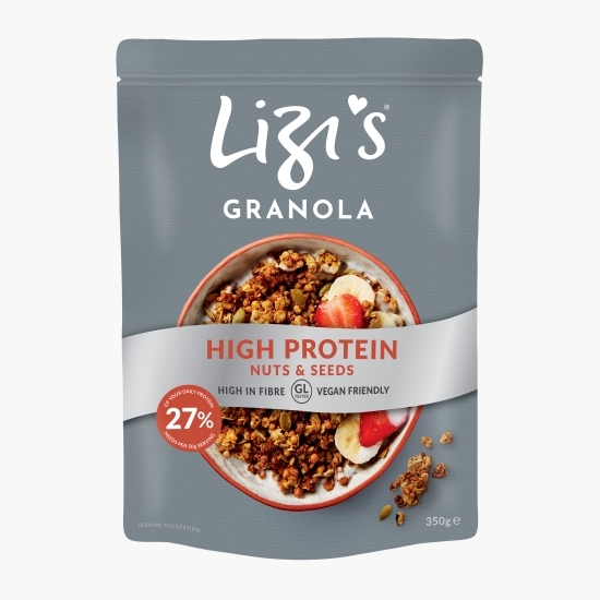 Granola High Protein nuci și semințe 350g