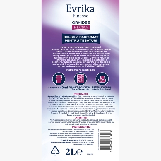 Balsam de rufe Finesse Orhidee Neagră 2l
