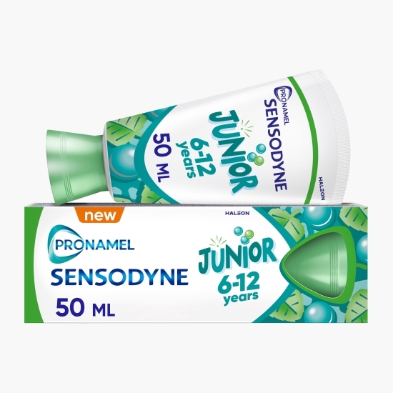 Pastă de dinți pentru copii cu fluor Pronamel Junior 6-12 ani, 50ml