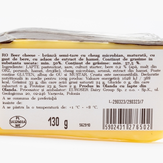 Brânză cu bere 130g