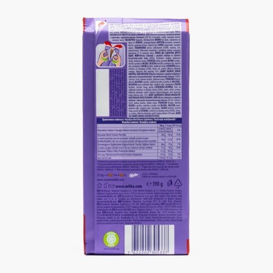 Ciocolată cu lapte alpin Extra Lotus Biscoff 190g