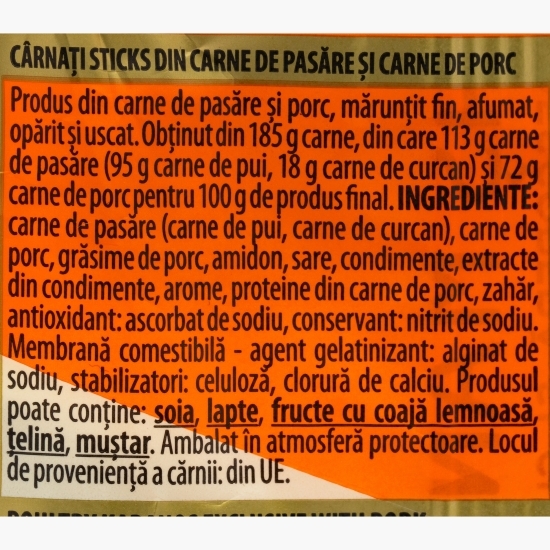 Cârnați sticks de pui 50g