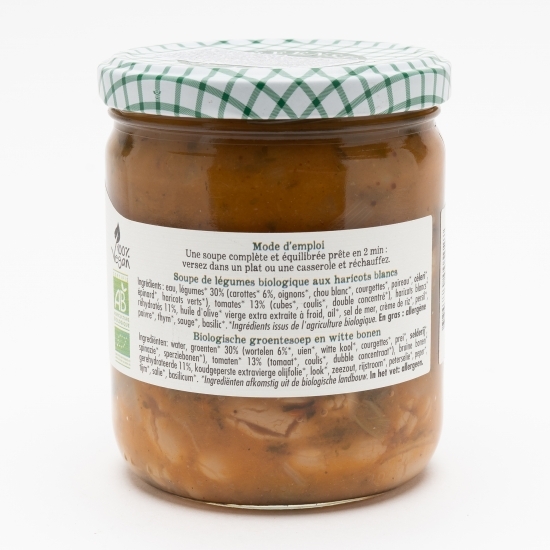 Supă Toscana eco cu legume și fasole mogette 420g