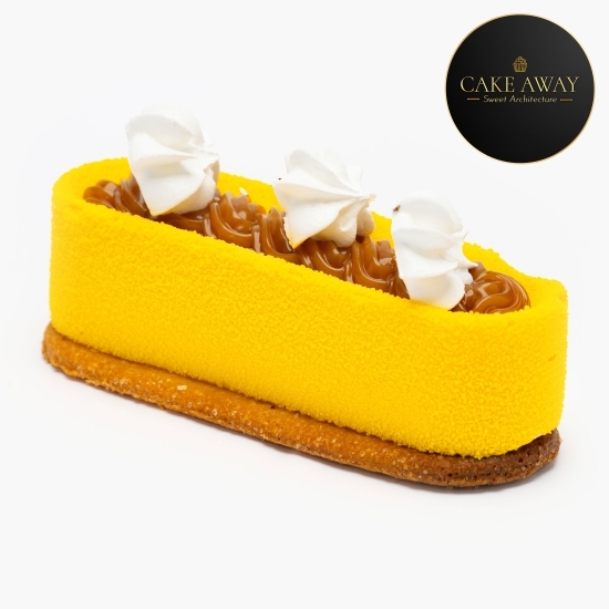 Tartă cu lămâie, caramel și bezea 120g