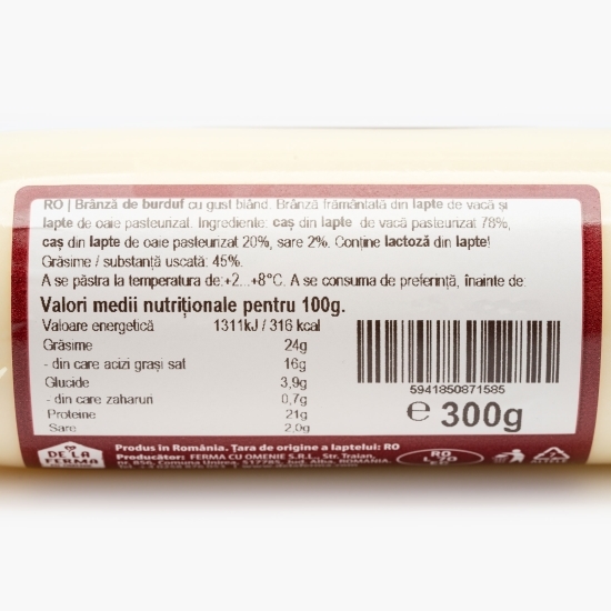 Brânză de burduf cu gust blând 300g