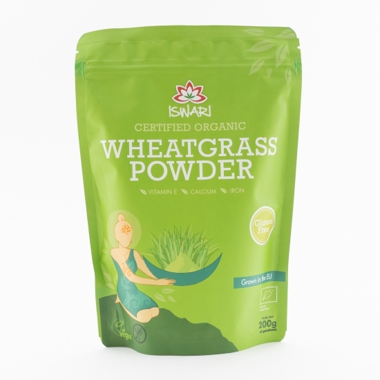 Pulbere funcțională eco din iarbă de grâu verde 200g