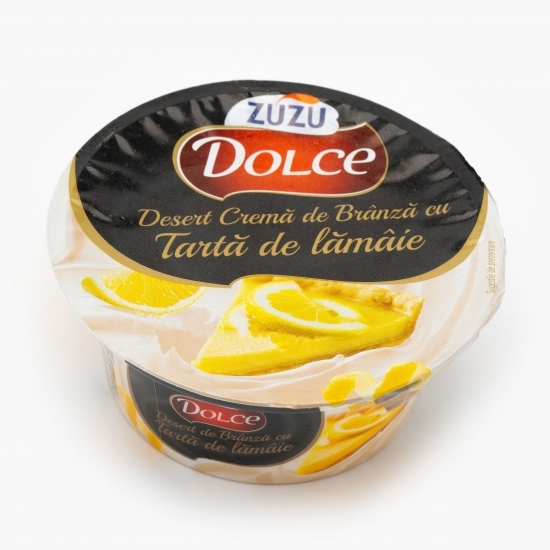 Desert cremă de brânză cu tartă de lămâie 100g