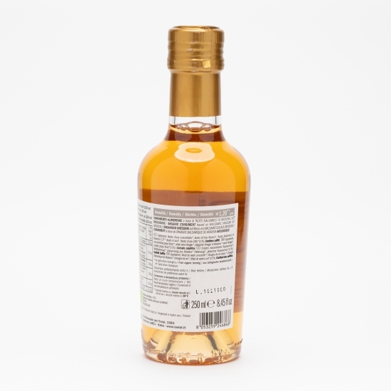 Condiment balsamic alb vâscos de Modena eco, densitate ≈ 1.20, 0.25l