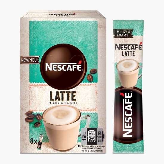 Mix de cafea instant Latte plicuri 8x15g