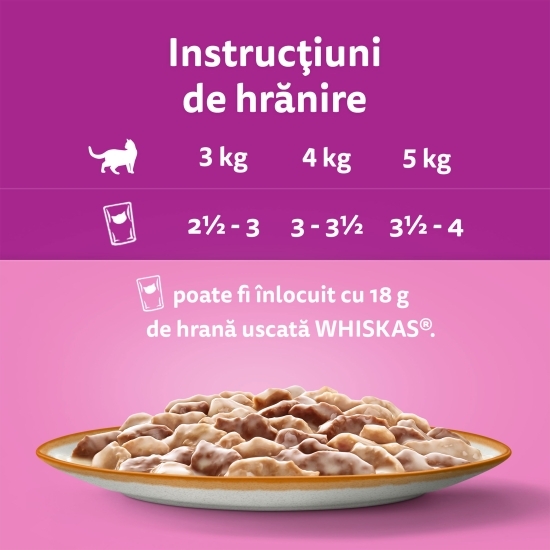 Hrană umedă pentru pisici adulte, 85g, Tasty Mix cu miel și curcan în sos 85g