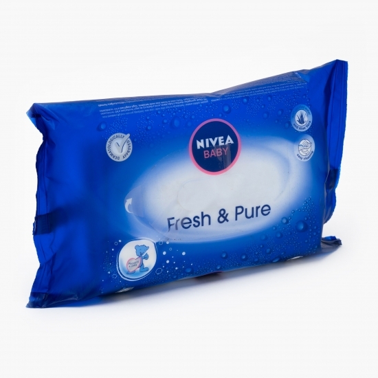 Șerveţele pentru bebeluși, Baby Fresh & Pure 63 buc