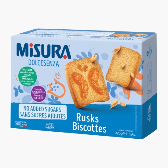 Pâine prăjită toast, fără zahăr 320g