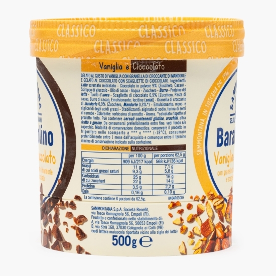 Înghețată cu vanilie și ciocolată 800ml