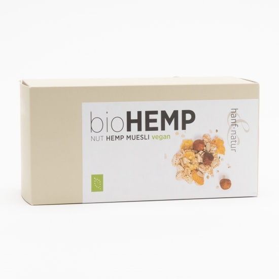 Musli cu nuci și semințe de cânepă eco 500g