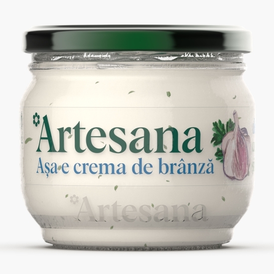 Cremă de brânză cu usturoi și pătrunjel 200g