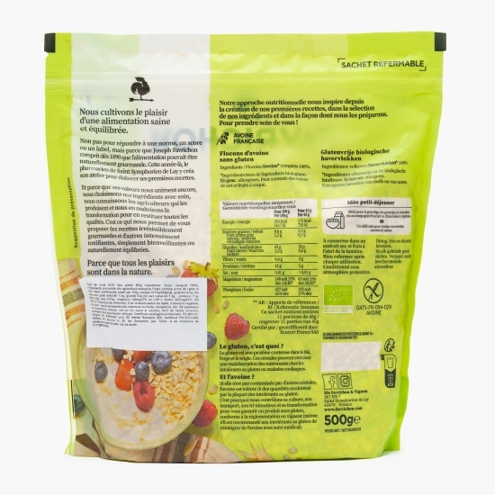 Fulgi de ovăz eco fără gluten 500g