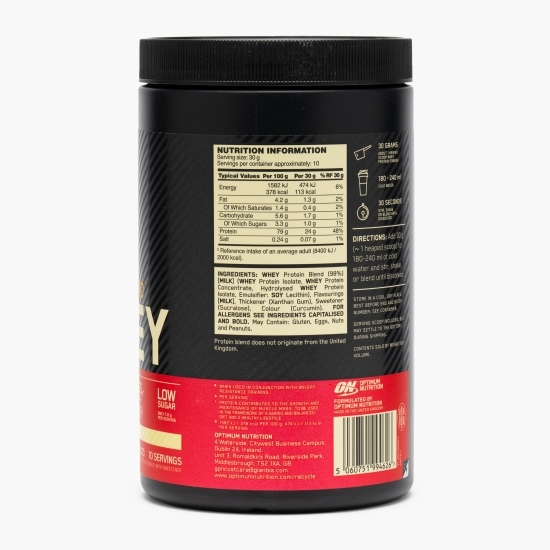 Proteine din zer 100% Whey Gold Standard, aromă vanilie, 300g