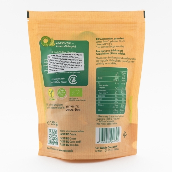 Ananas eco uscat 150g