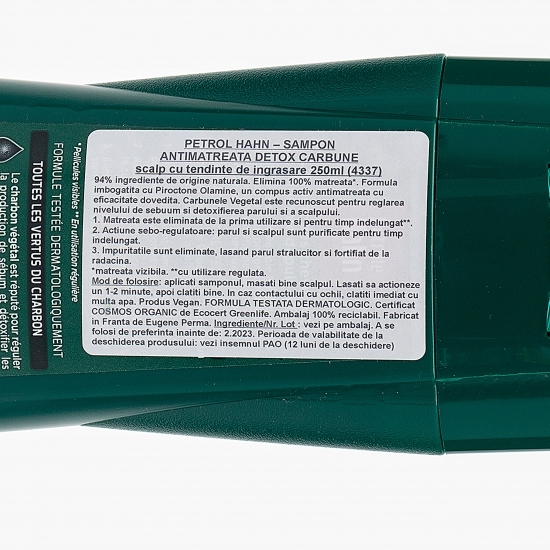  Șampon antimătreață pentru scalp cu tendință de îngrășare 0.25l