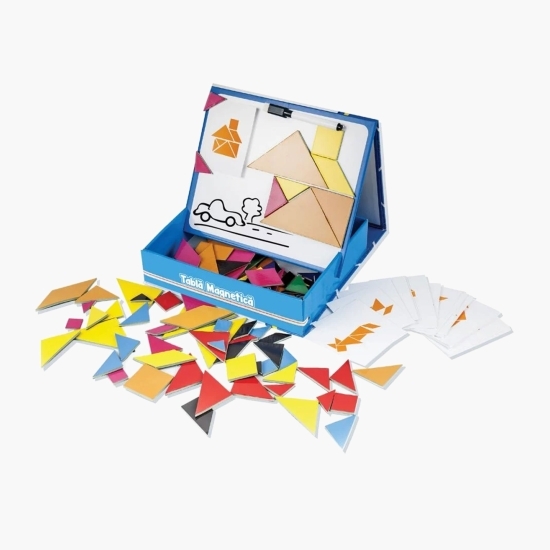 Joc educativ Tabletă magnetică & tablă pentru scris, 82 piese, 4+ ani