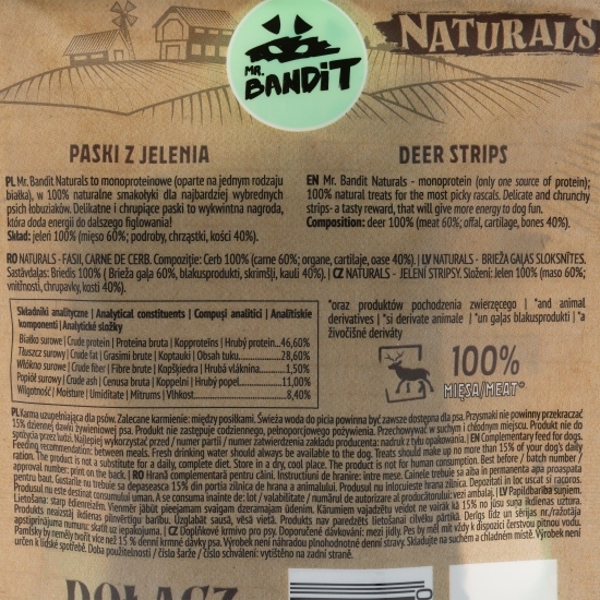 Recompense pentru câini Naturals 80g
