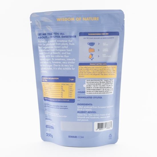 Îndulcitor natural xilitol 250g