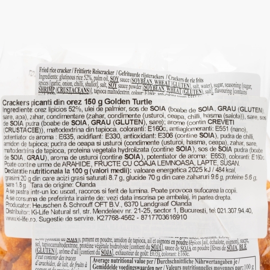 Crackers picanți din orez 150g