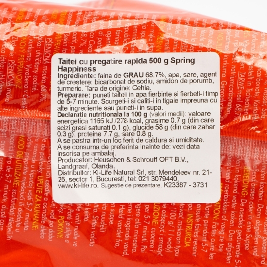 Tăiței Noodles cu pregătire rapidă 500g