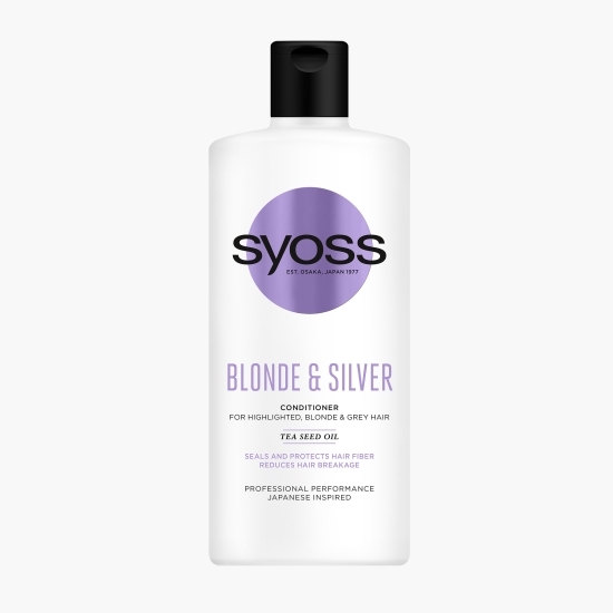 Balsam Blonde&Silver pentru păr șuvițat, blond și alb 440ml