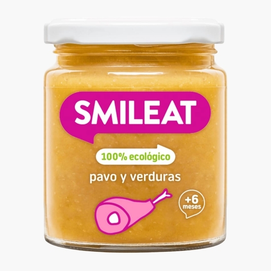 Piure eco de legume cu curcan și ulei măsline +6 luni 230g