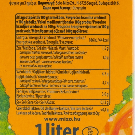 Lapte UHT fără lactoză, 1.5% grăsime 1l