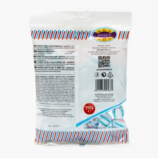 Bomboane fulgi cu aromă de bubble gum 250g