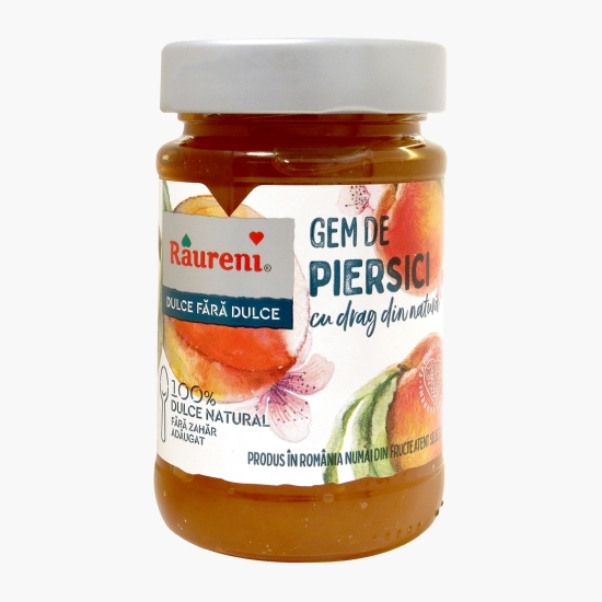 Gem de piersici fără zahăr adăugat 230g