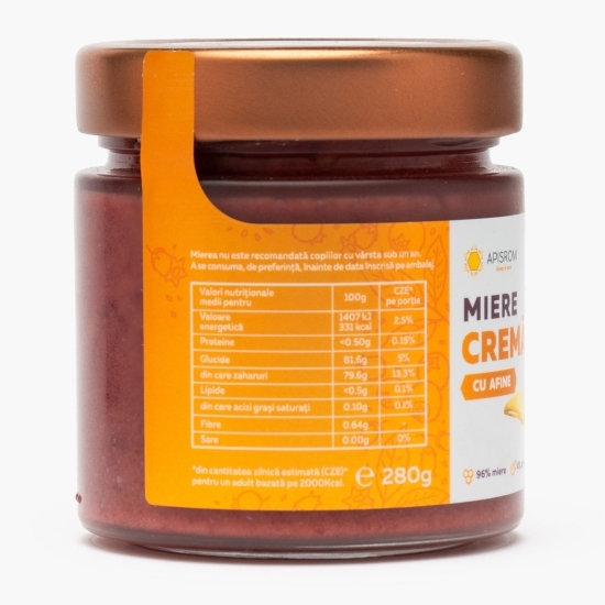 Miere cremă cu afine 280g