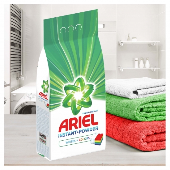 Detergent de rufe pudră automat Whites&Colors 130 spălări, 13kg